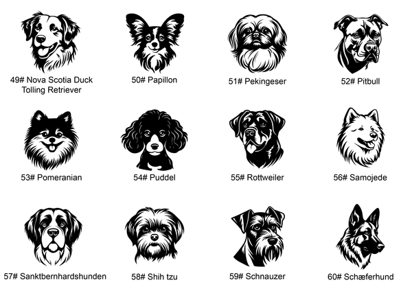 Hunde julekugle