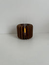 Lysestager i eg cylinder