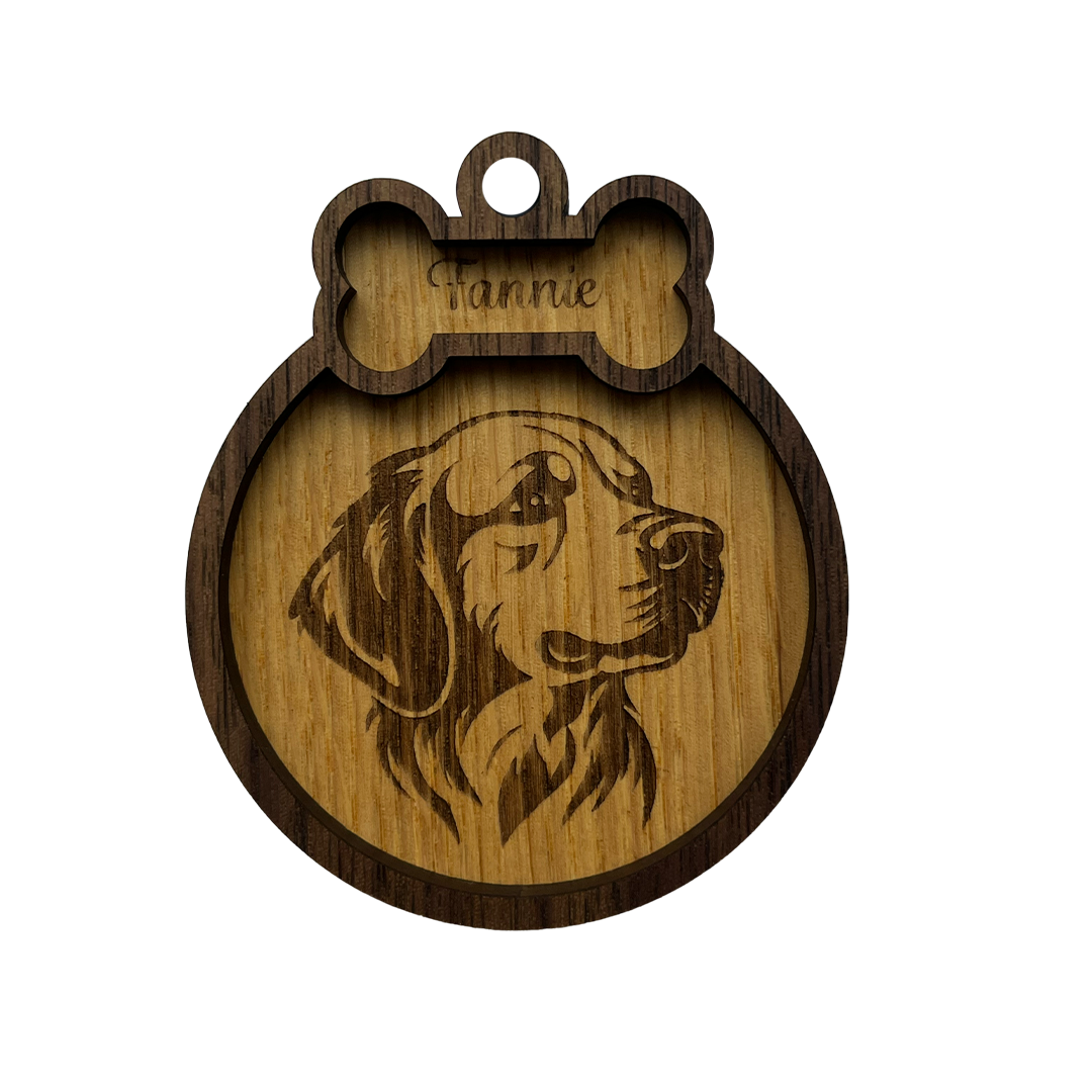 Hunde julekugle