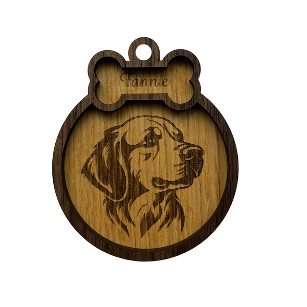 Hunde julekugle