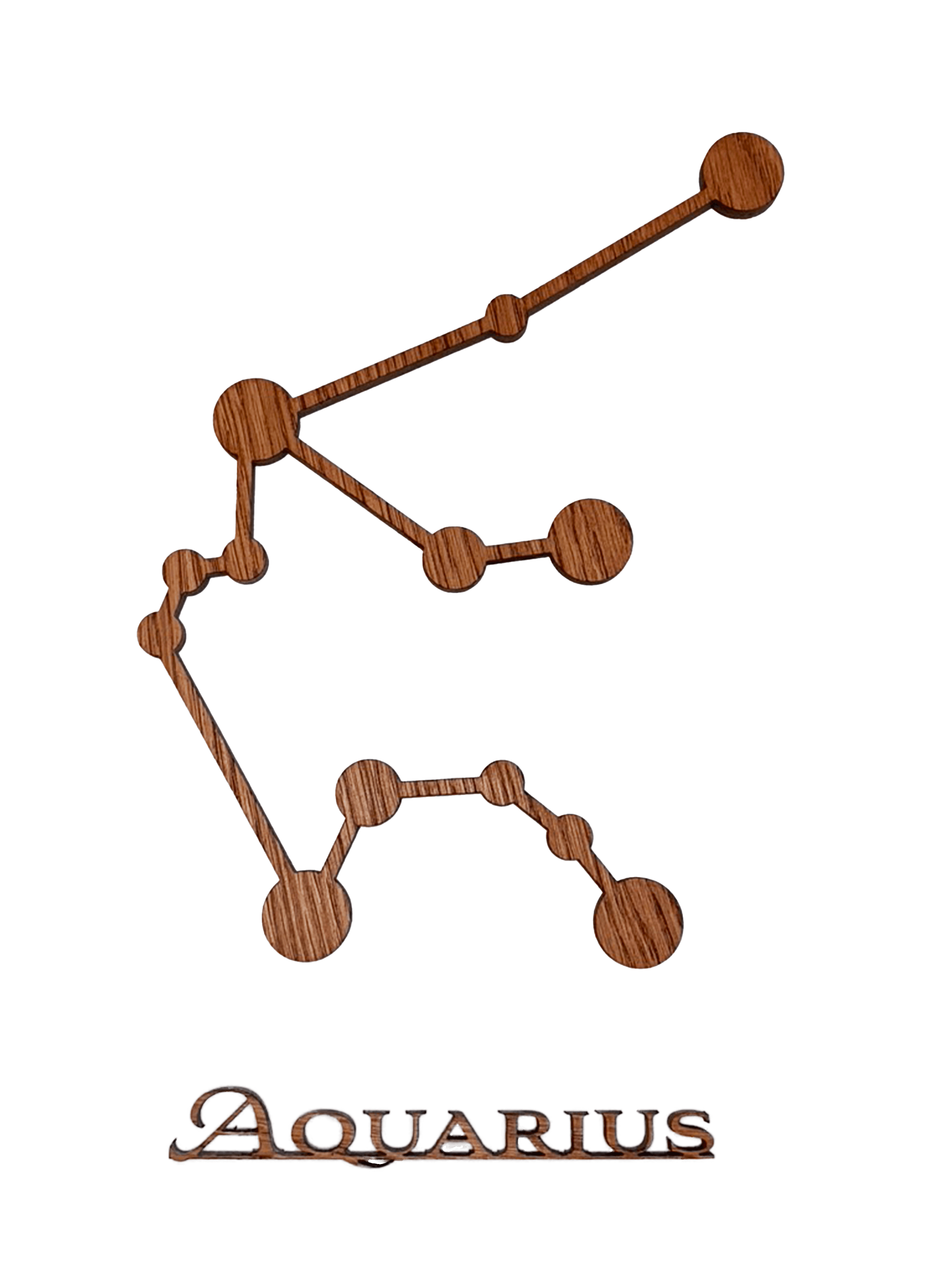 Aquarius i mahogni