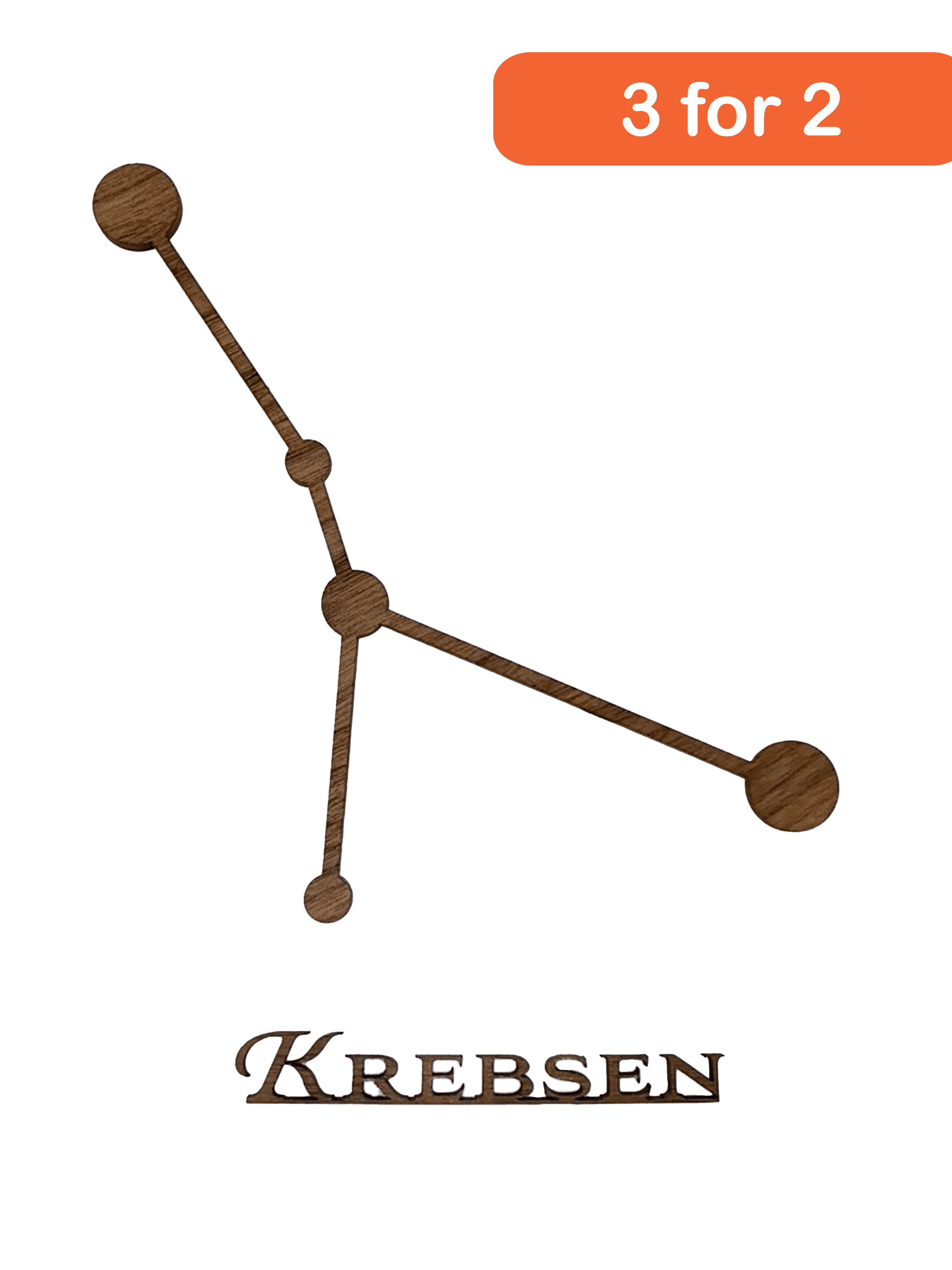 Krebsen – Stjernetegn i træ