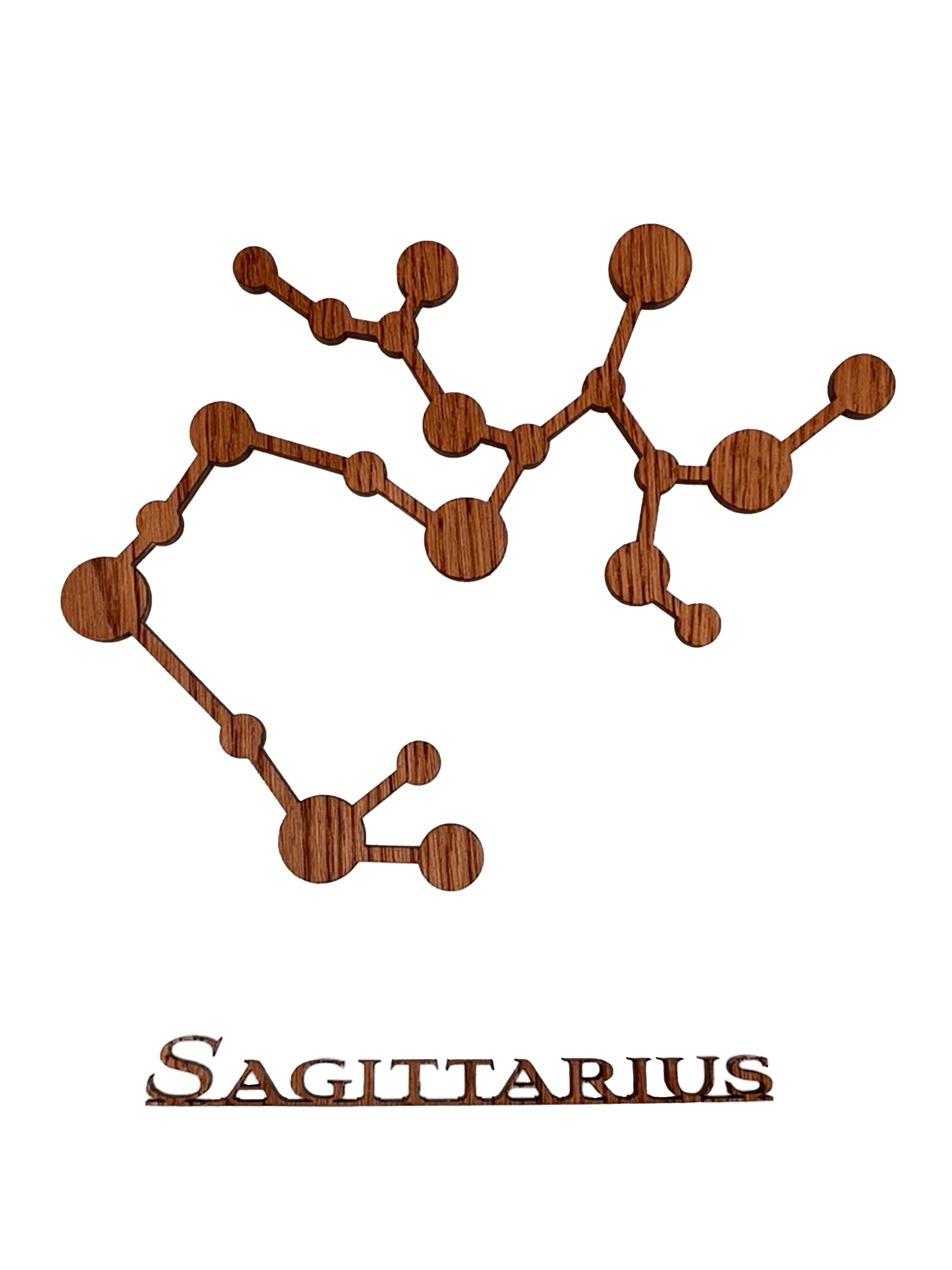 Sagittarius i mahogni